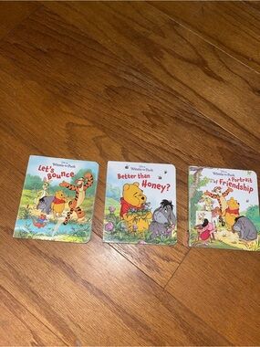 Disney Winnie The Pooh Teeny Board Book Bundle 3 books total as pictured